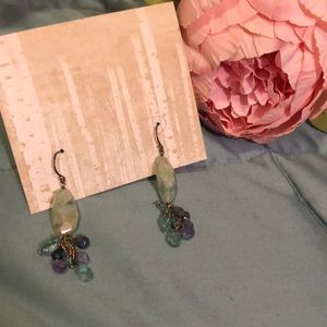 NEW Beautiful Stone Drop Earrings
